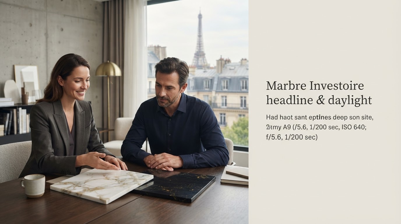 Marbre Investoire - équipe à votre écoute pour toute demande de contact